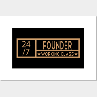 Founder Job Tittle Posters and Art